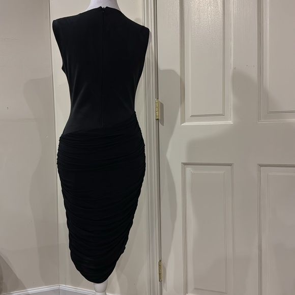 Bailey 44 black cocktail midi dress size S - Picture 5 of 7